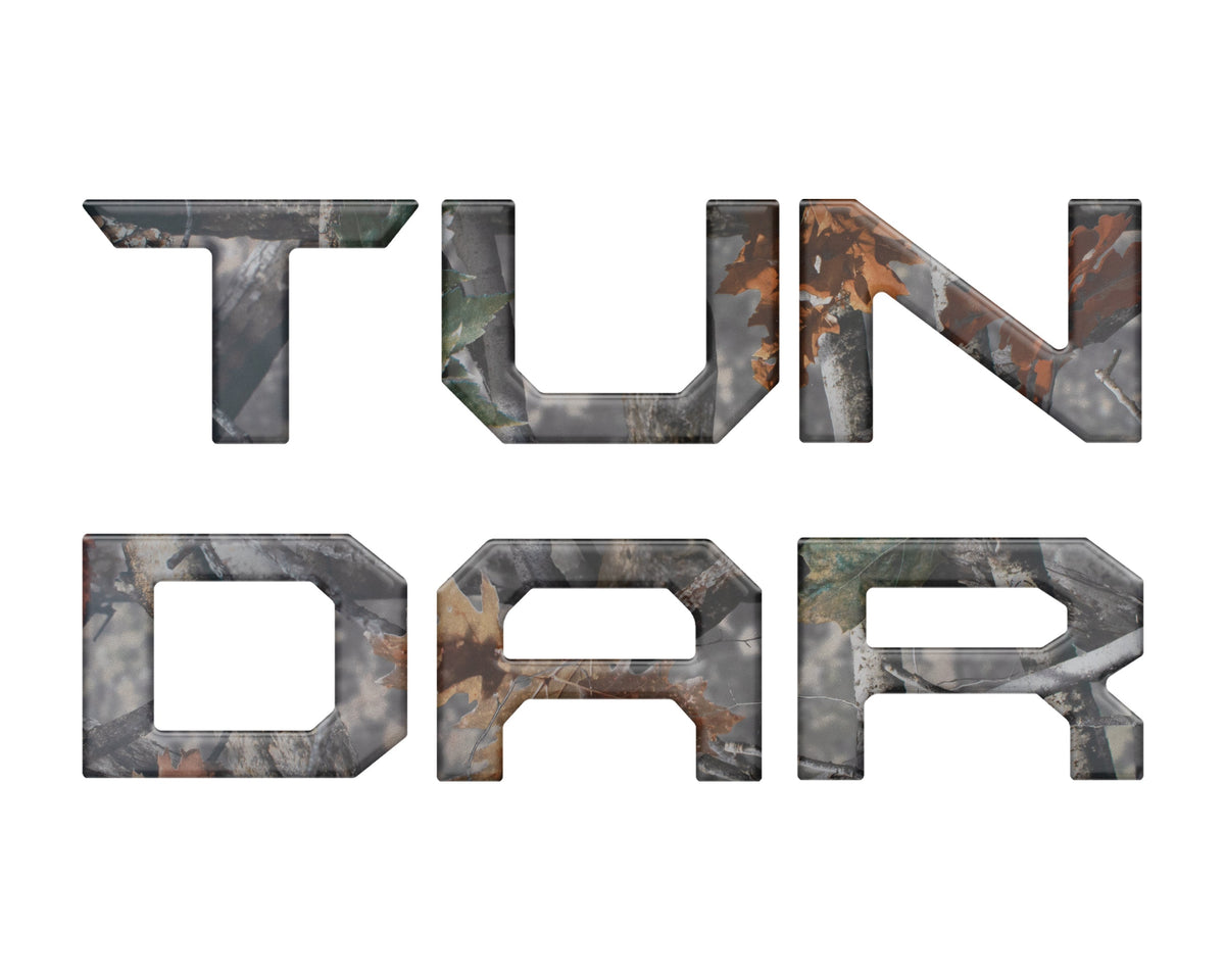 Tufskinz Lower Grille Letter Inserts | '22 - '26 Tundra
