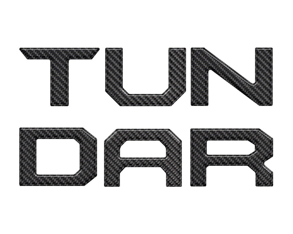 Tufskinz Lower Grille Letter Inserts | '22 - '26 Tundra