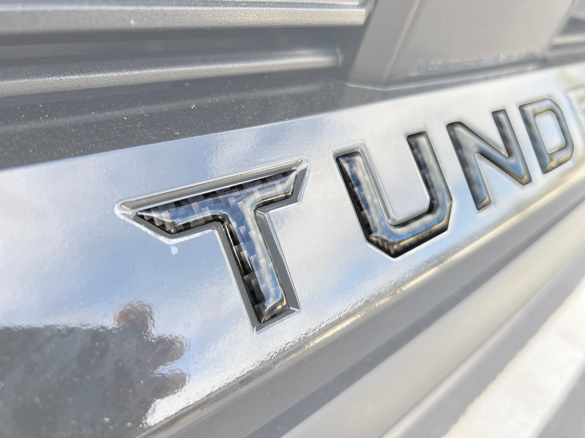 Tufskinz Lower Grille Letter Inserts | '22 - '26 Tundra