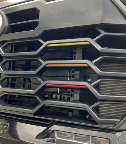 Tufskinz TRD Grille TRI-Color Line Inserts | 2022+ Tundra / 2023+ Sequoia