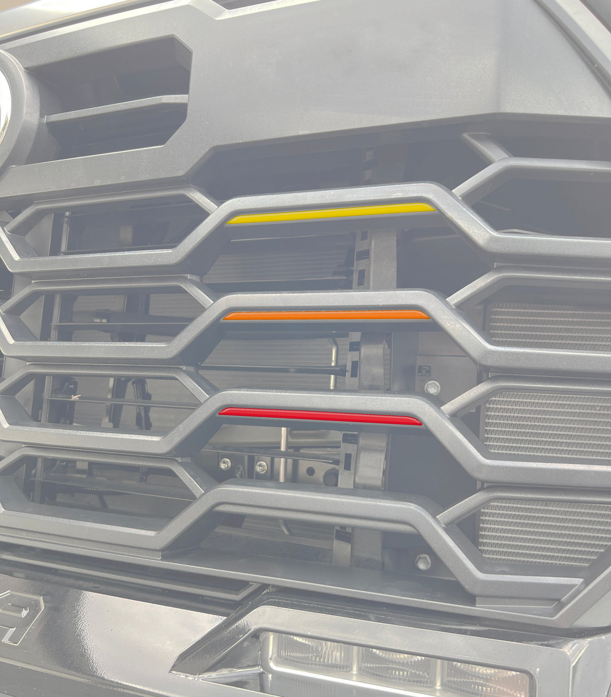 Tufskinz TRD Grille TRI-Color Line Inserts | 2022+ Tundra / 2023+ Sequoia