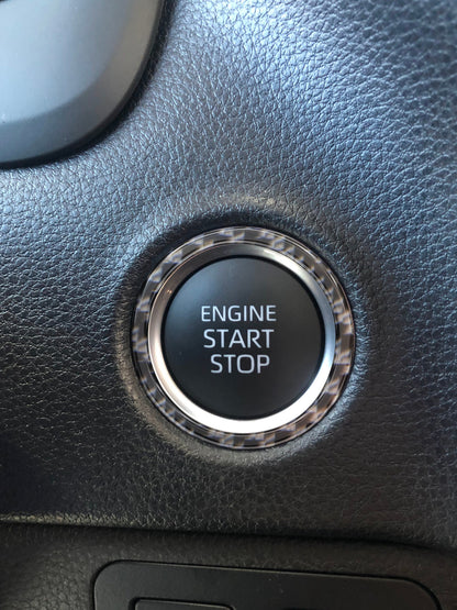 Tufskinz Push-To-Start Button Accent Trim | 2022+ Tundra / 2023+ Sequoia