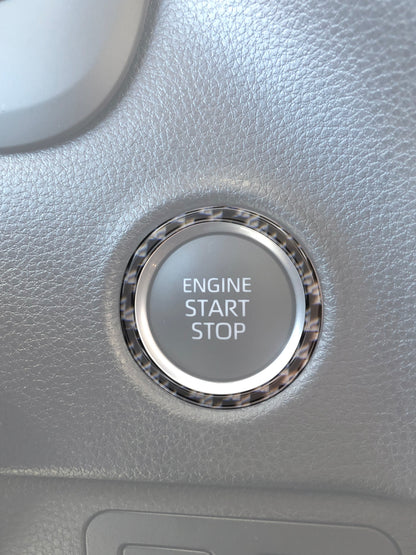Tufskinz Push-To-Start Button Accent Trim | 2022+ Tundra / 2023+ Sequoia