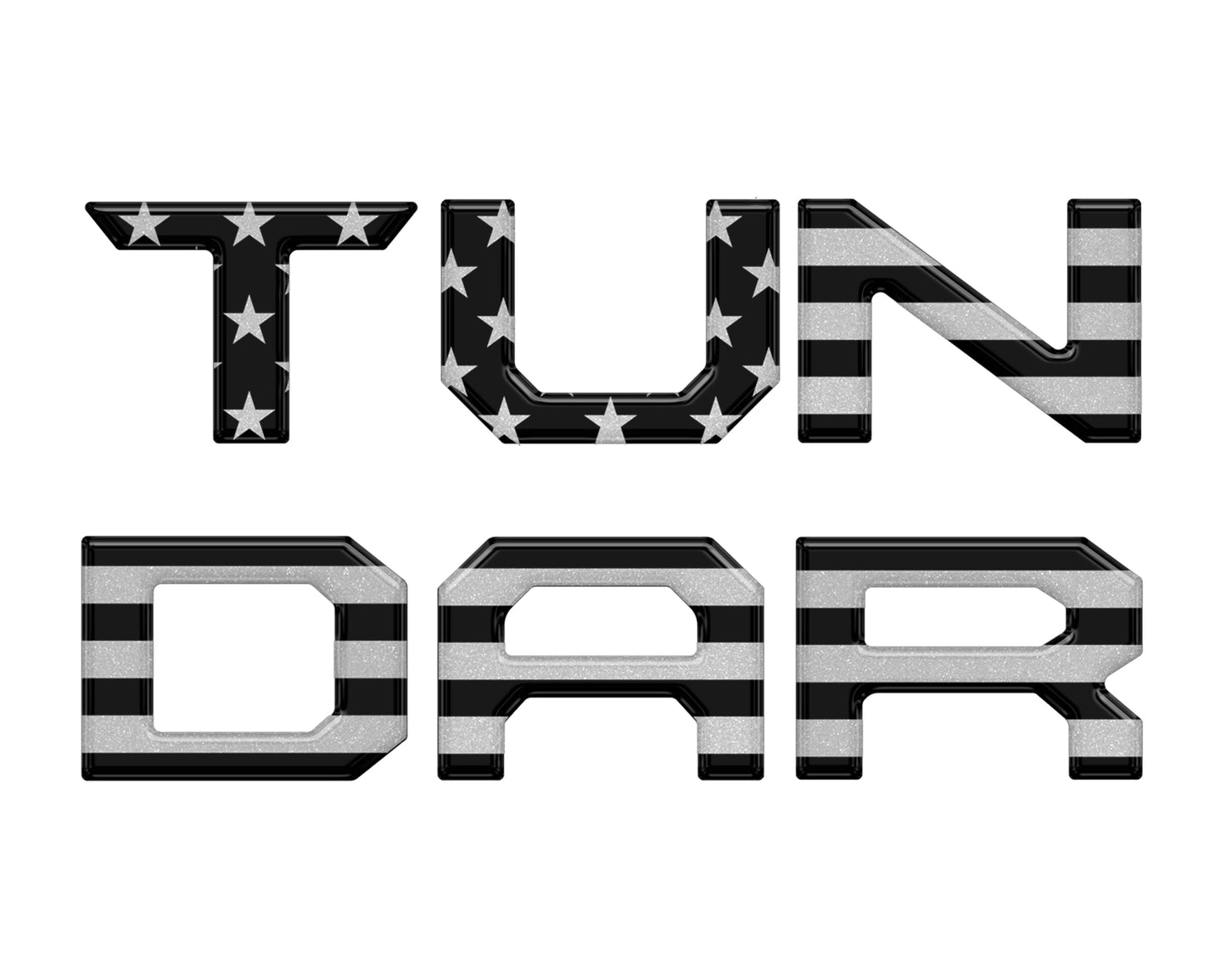 Tufskinz Tailgate Letter Inserts | 2022+ Tundra