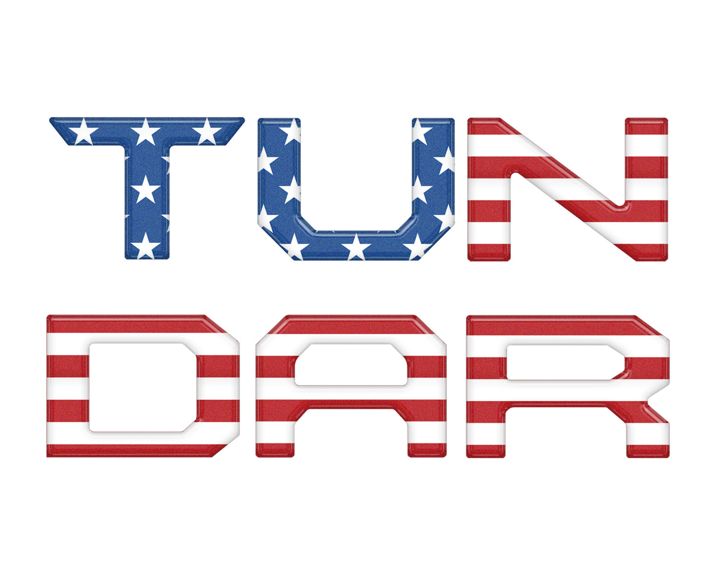 Tufskinz Tailgate Letter Inserts | 2022+ Tundra