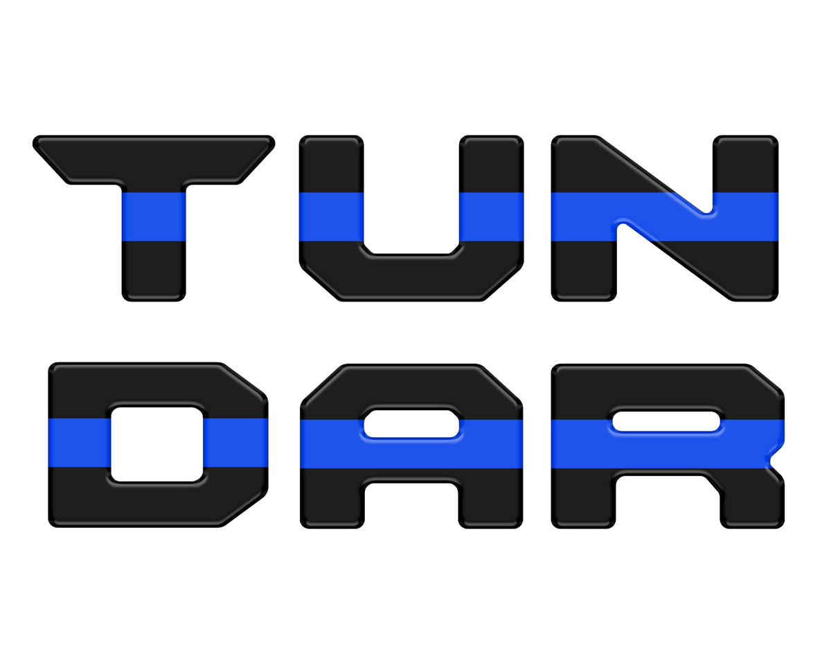 Tufskinz Bed Rail Tailgate Letter Overlays | 2022+ Tundra