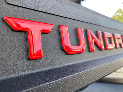 Tufskinz Bed Rail Tailgate Letter Overlays | 2022+ Tundra