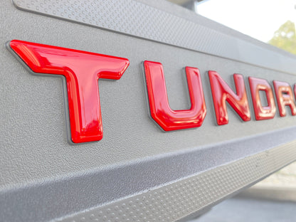 Tufskinz Bed Rail Tailgate Letter Overlays | 2022+ Tundra
