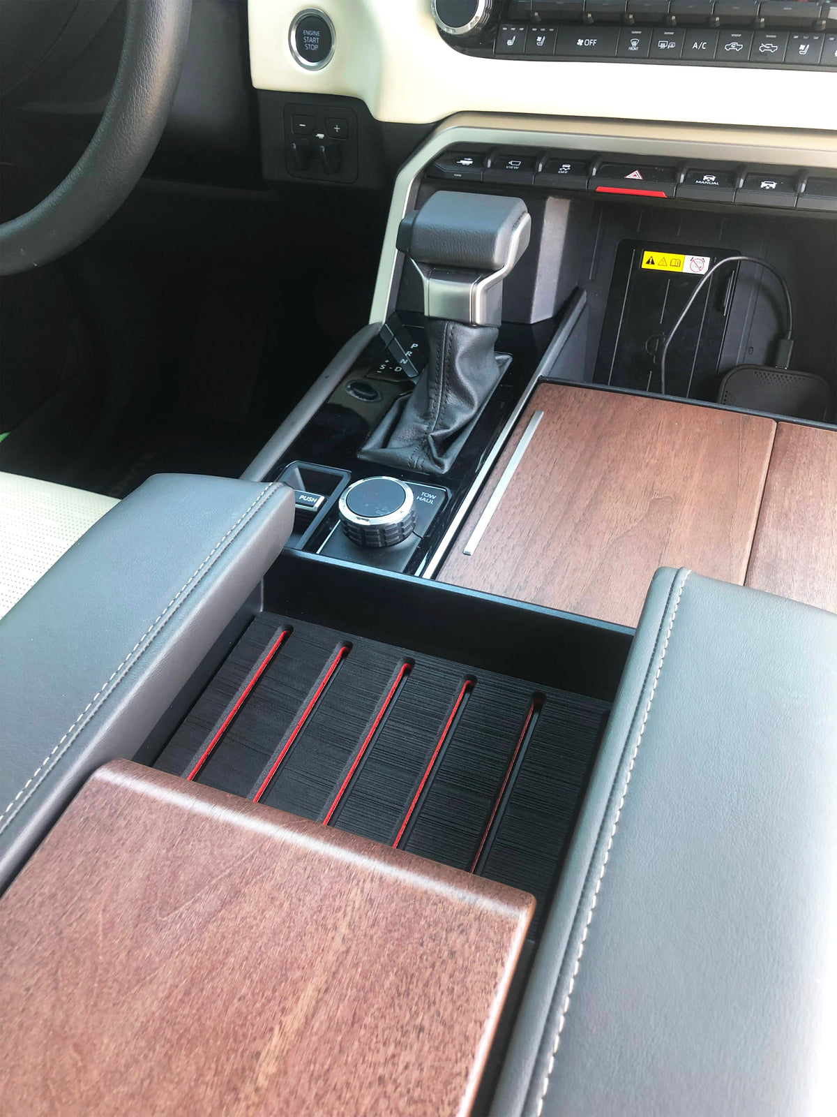 Tufskinz Center Console Foam Inserts | 2022+ Tundra / 2023+ Sequoia