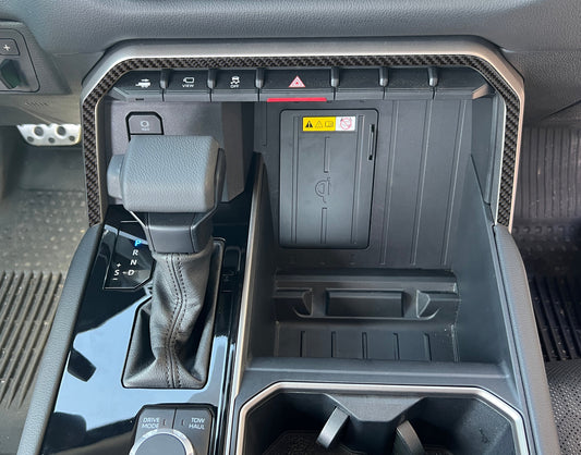 Tufskinz Upper Center Console Line Accent Trim | 2022+ Tundra & 2023+ Sequoia