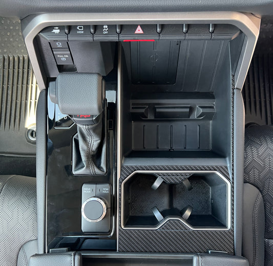 Tufskinz Center Cup Holder Accent Trim | 2022+ Tundra & 2023+ Sequoia