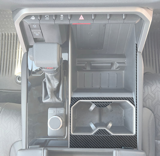Tufskinz Center Cup Holder Accent Trim | 2022+ Tundra & 2023+ Sequoia