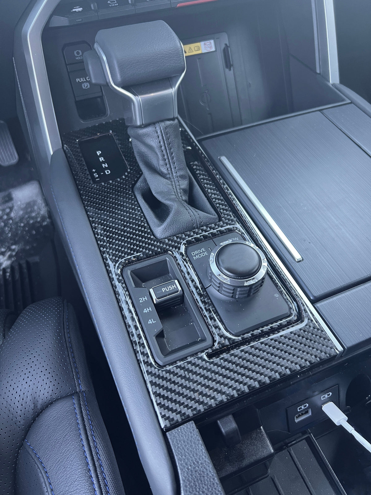 Tufskinz Center Console Overlay | 2022+ Tundra / 2023+ Sequoia