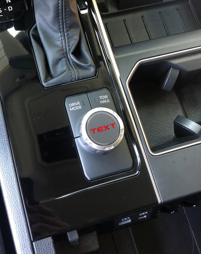 Tufskinz Drive Mode Selector Dial Badge | 2022+ Tundra / 2023+ Sequoia