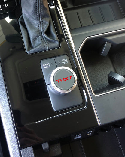 Tufskinz Drive Mode Selector Dial Badge | 2022+ Tundra / 2023+ Sequoia