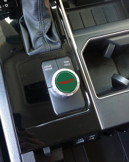 Tufskinz Drive Mode Selector Dial Badge | 2022+ Tundra / 2023+ Sequoia