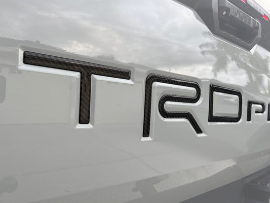 Tufskinz TRD Pro Tailgate Letter Inserts | 2022+ Tundra