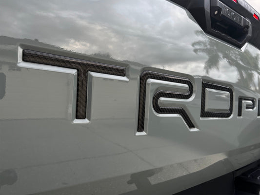 Tufskinz TRD Pro Tailgate Letter Inserts | 2022+ Tundra