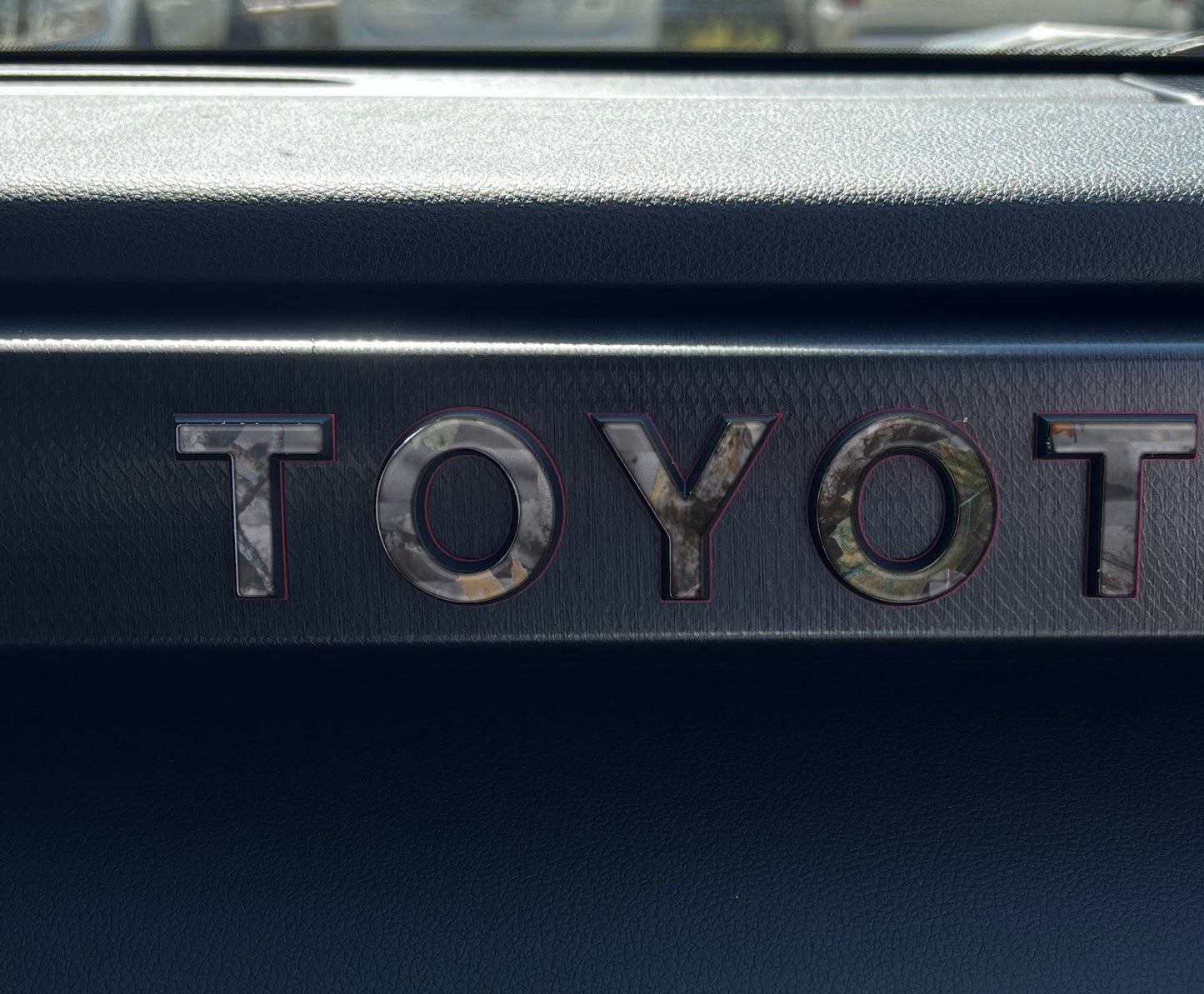 Tufskinz TRD Pro Glovebox Letter Overlays | '22 - '26 Tundra & '23 - '26 Sequoia