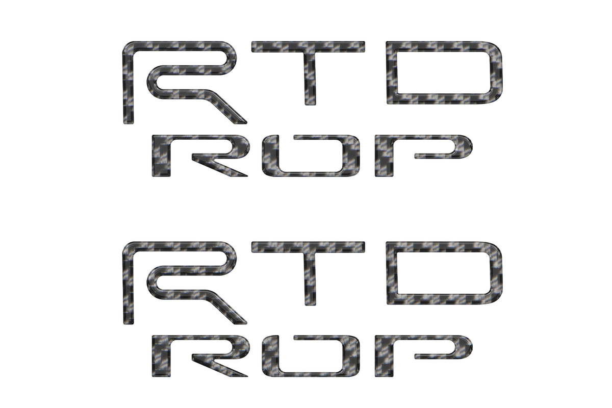 Tufskinz Hood Louver Letter Overlays | 2022+ Tundra TRD Pro