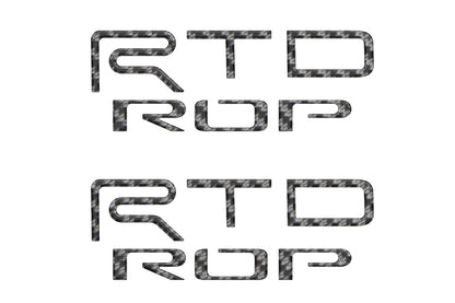 Tufskinz Hood Louver Letter Overlays | 2022+ Tundra TRD Pro