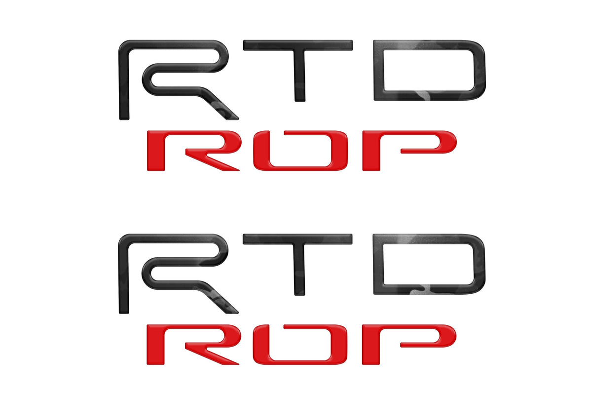 Tufskinz Hood Louver Letter Overlays | 2022+ Tundra TRD Pro