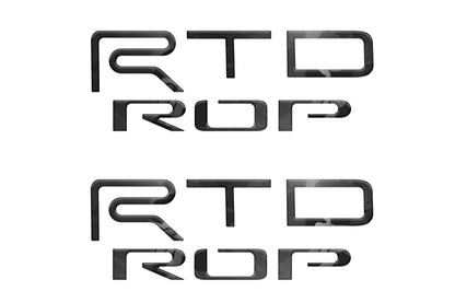 Tufskinz Hood Louver Letter Overlays | 2022+ Tundra TRD Pro