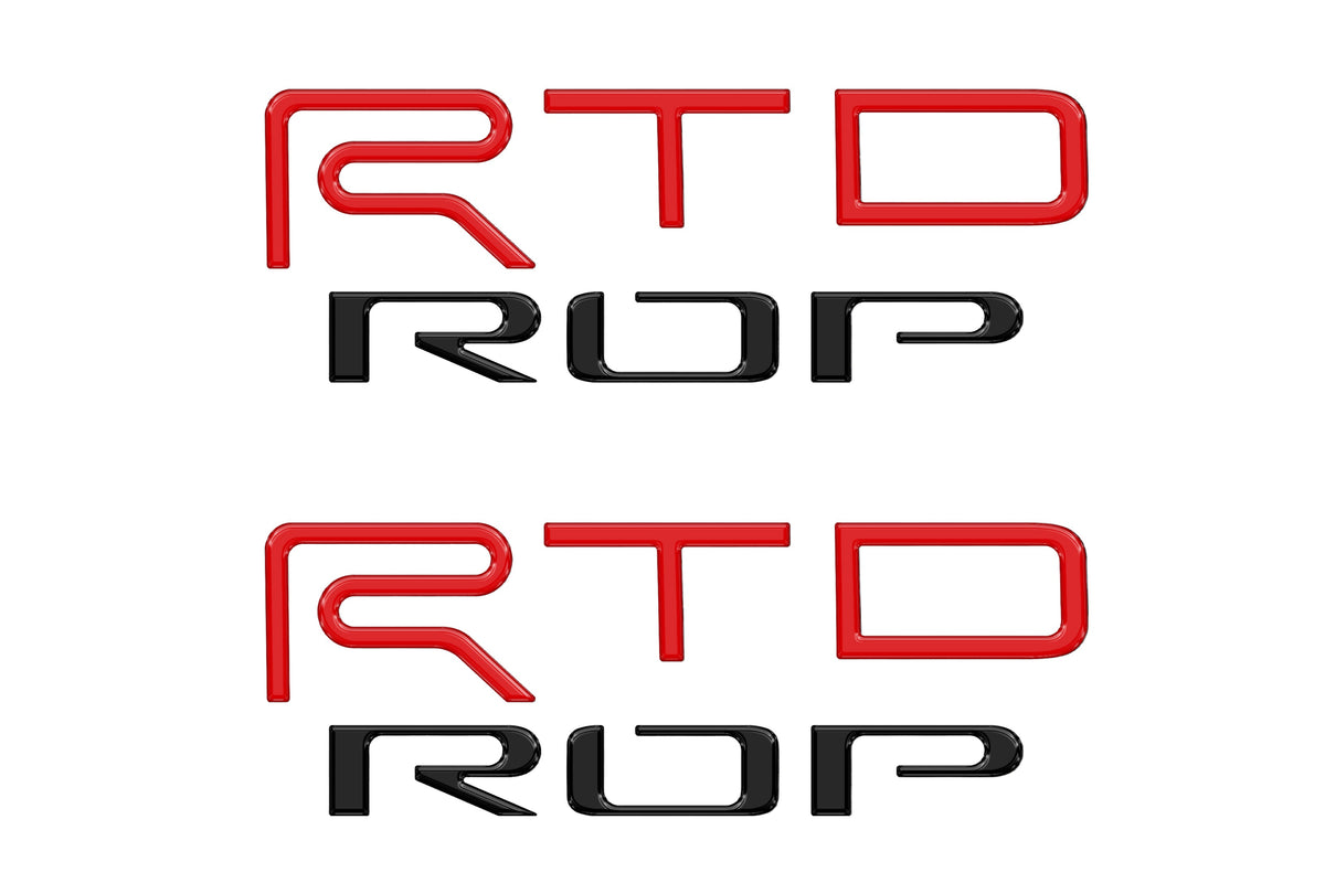 Tufskinz Hood Louver Letter Overlays | 2022+ Tundra TRD Pro