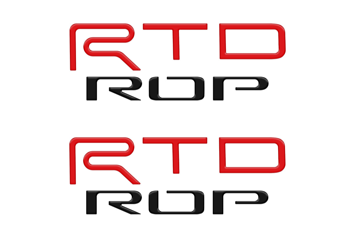 Tufskinz Hood Louver Letter Overlays | 2022+ Tundra TRD Pro