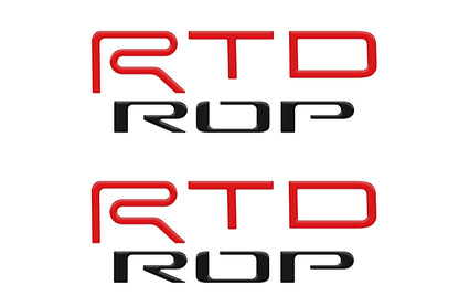Tufskinz Hood Louver Letter Overlays | 2022+ Tundra TRD Pro