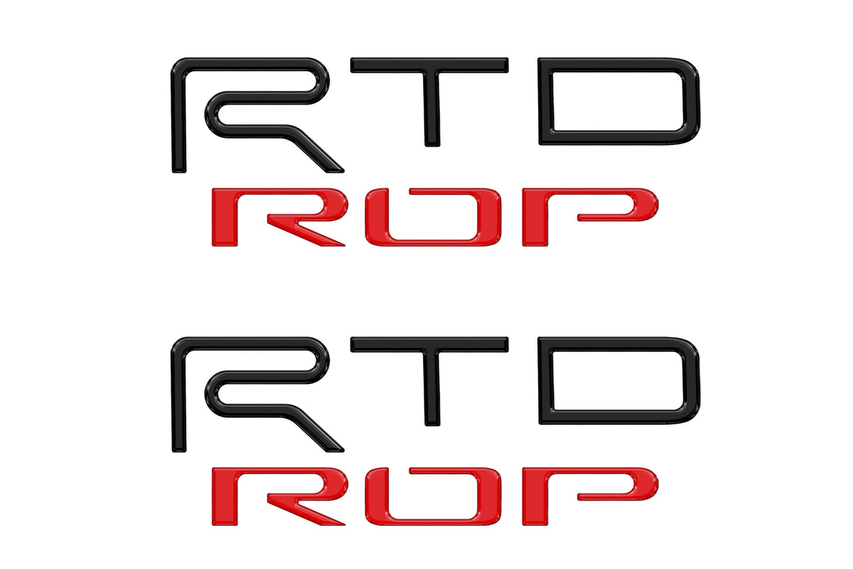 Tufskinz Hood Louver Letter Overlays | 2022+ Tundra TRD Pro