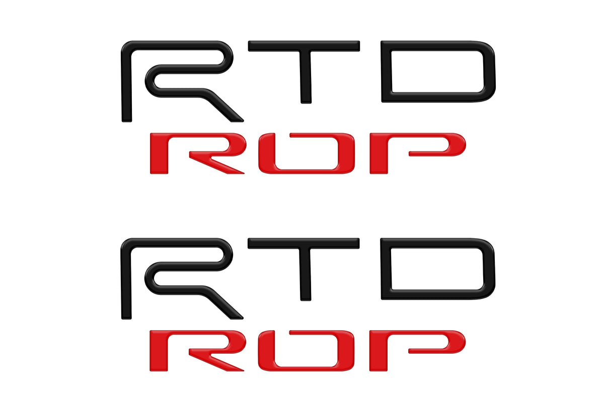 Tufskinz Hood Louver Letter Overlays | 2022+ Tundra TRD Pro