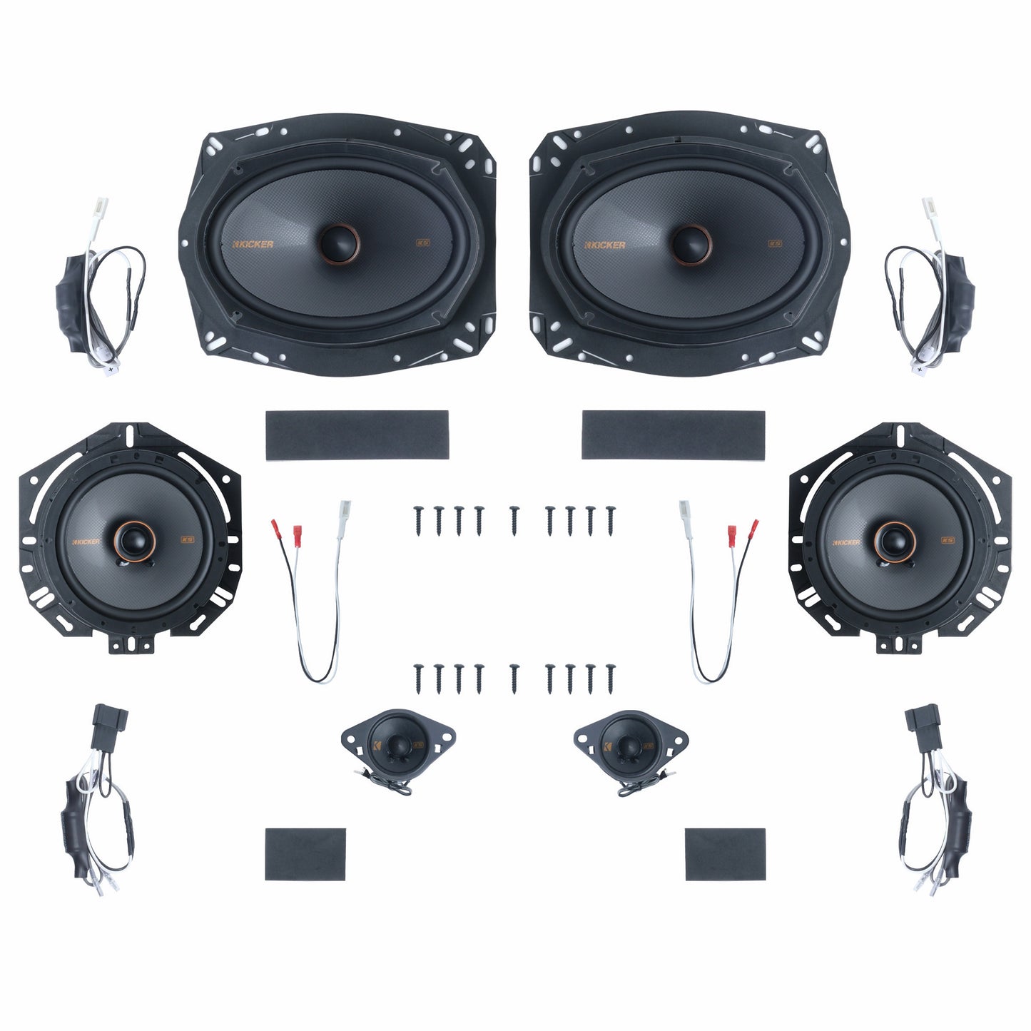 Kicker Plug & Play 6 Speaker Bundle (6.75