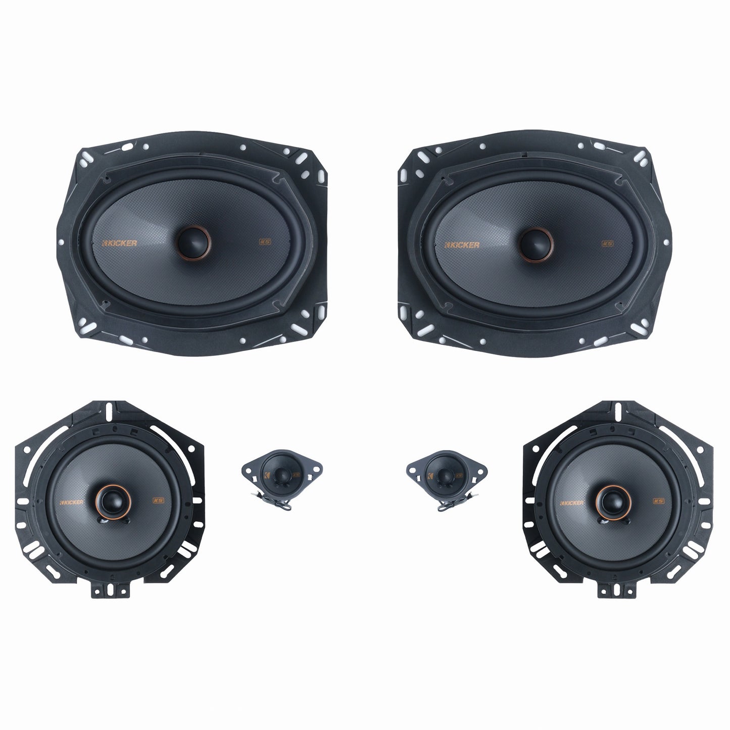 Kicker Plug & Play 6 Speaker Bundle (6.75