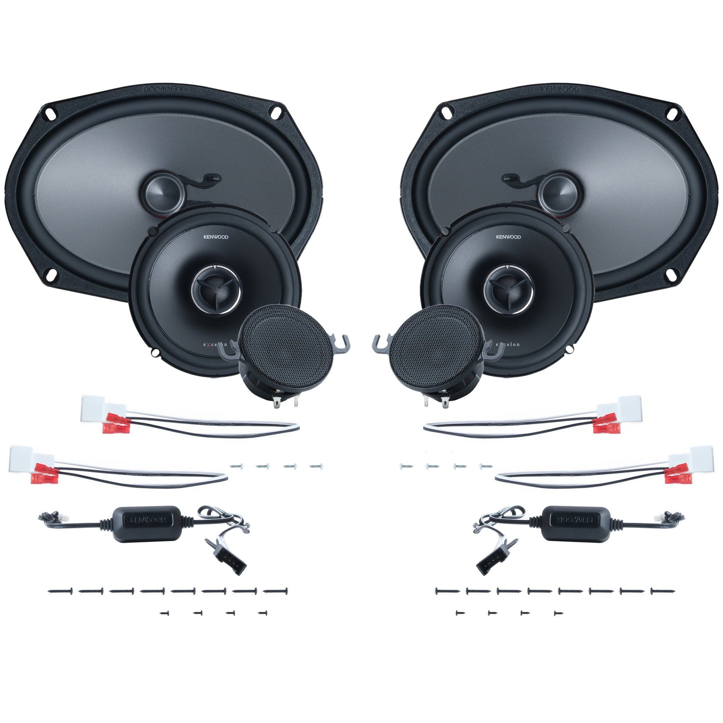 Kenwood eXcelon 6 Speaker Plug & Play Bundle | '16 - '23 Tacoma