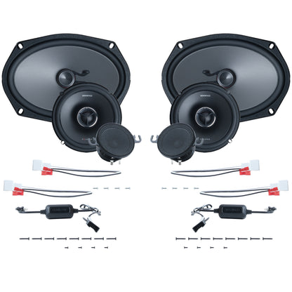 Kenwood eXcelon 6 Speaker Plug & Play Bundle | '16 - '23 Tacoma