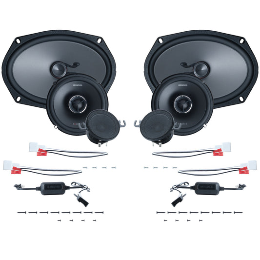 Kenwood eXcelon 6 Speaker Plug & Play Bundle | '16 - '23 Tacoma
