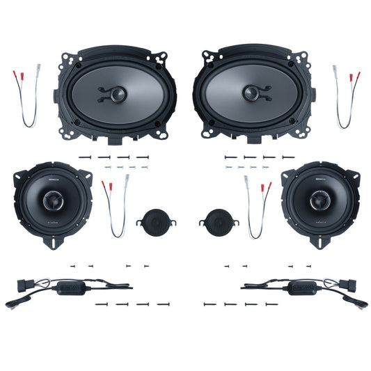 Kenwood eXcelon 6 Speaker Plug & Play Bundle | '16 - '23 Tacoma