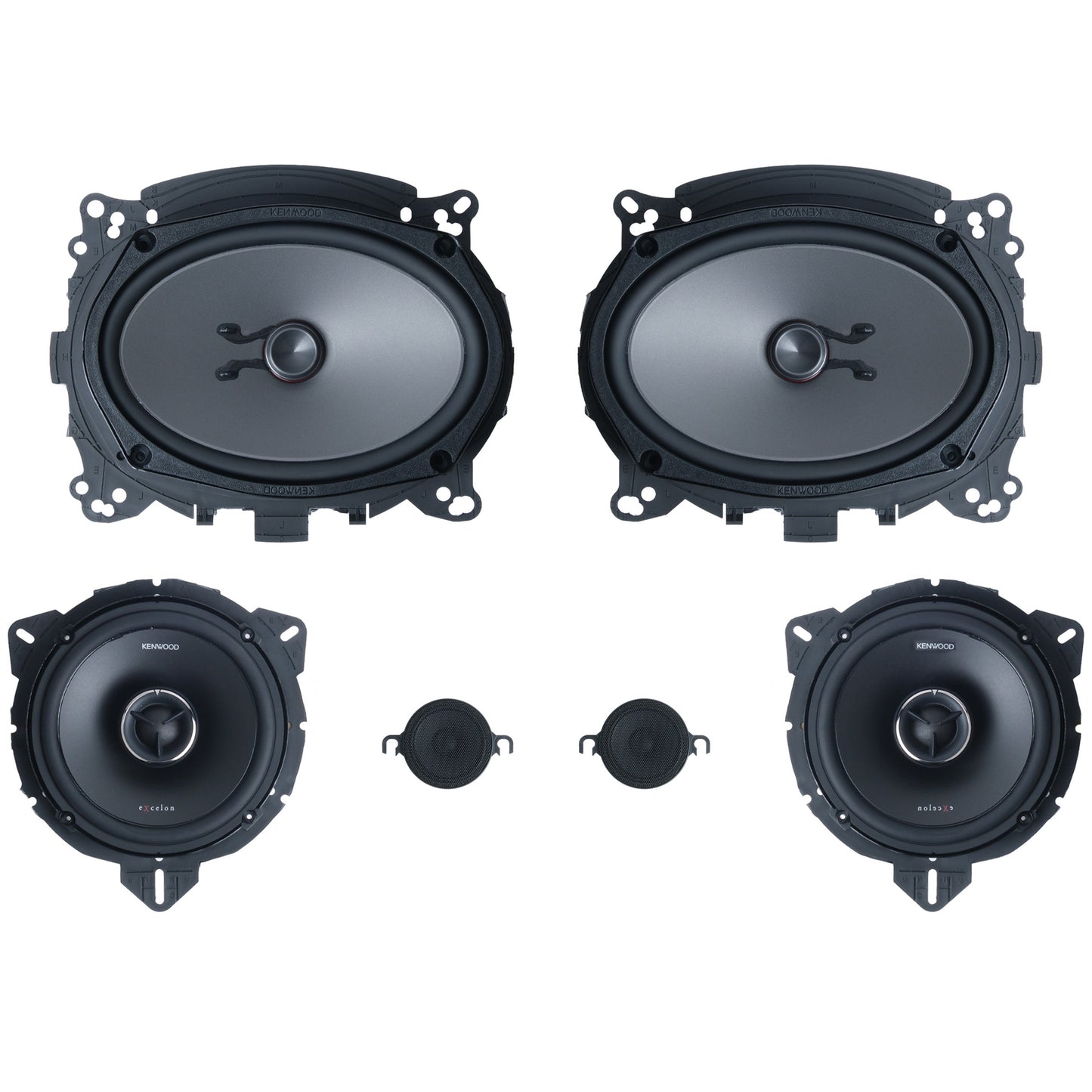 Kenwood eXcelon 6 Speaker Plug & Play Bundle | '16 - '23 Tacoma
