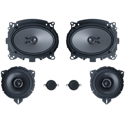 Kenwood eXcelon 6 Speaker Plug & Play Bundle | '16 - '23 Tacoma
