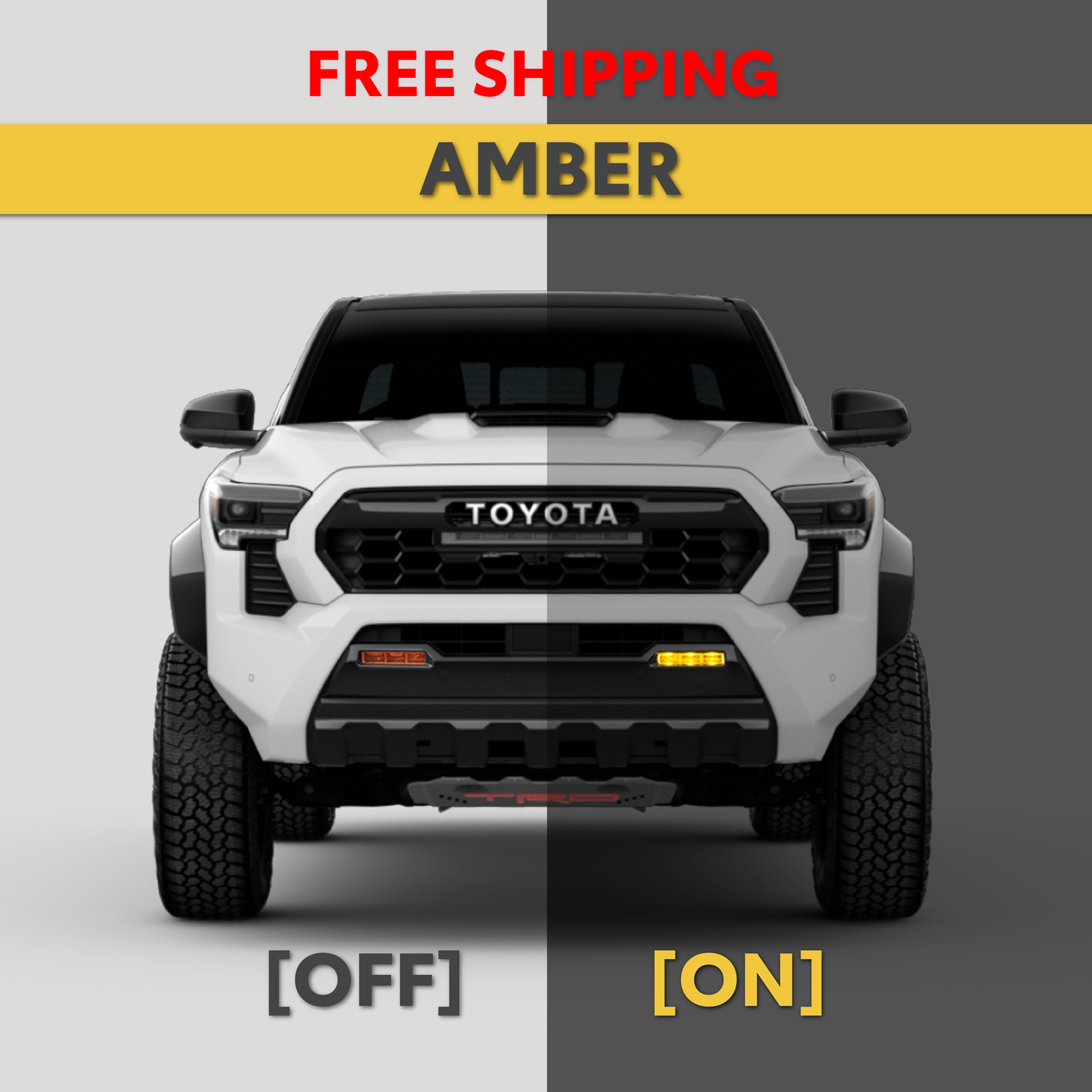Taco Vinyl Tacoma/4Runner Fog Light Overlay | 24+ Tacoma/25+ 4Runner