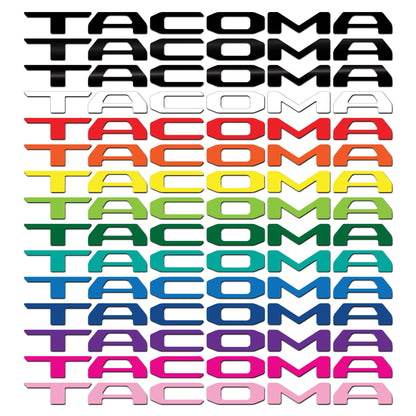 Toyota Tacoma Vinyl Inlay Tailgate Letters | All Patterns | 2024 - Present