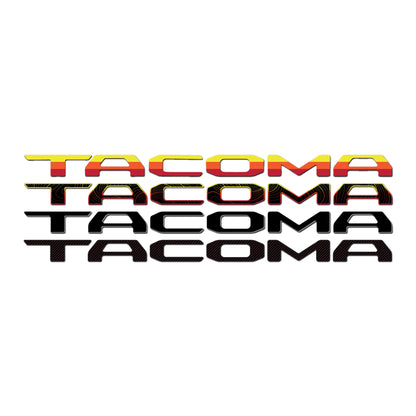 Toyota Tacoma Vinyl Inlay Tailgate Letters | Trim Color Designs | '24+