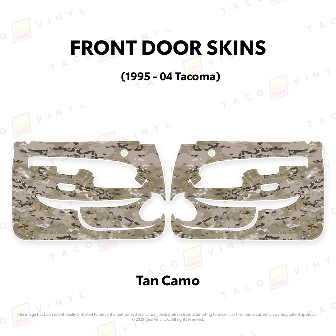 Taco Vinyl Tacoma Door Skins | '95 - '04 Tacoma