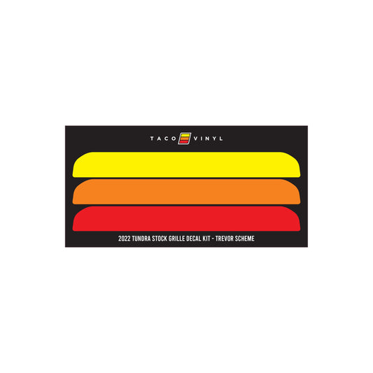 Taco Vinyl Tundra Offroad Grille Decal | '22+ Tundra