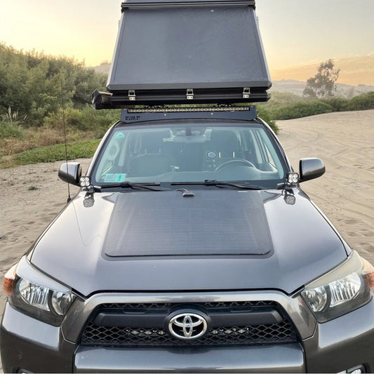 Toyota 4Runner 4th & 5th Gen (2003-2024) Lensun 100W Hood Flexible Solar Panel-1