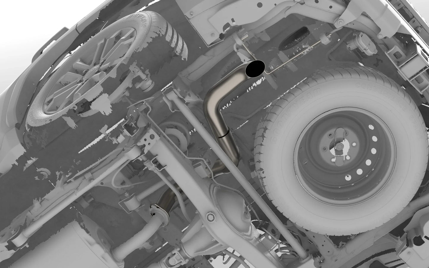 Toyota 4Runner Titanium Axle Dump Exhaust | '25+ 4Runner