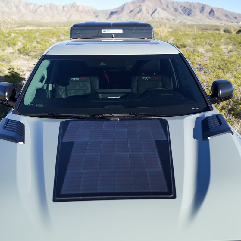 Toyota Tundra Lensun 90W 12V Hood Flexible Solar Panel | '22+ Tundra