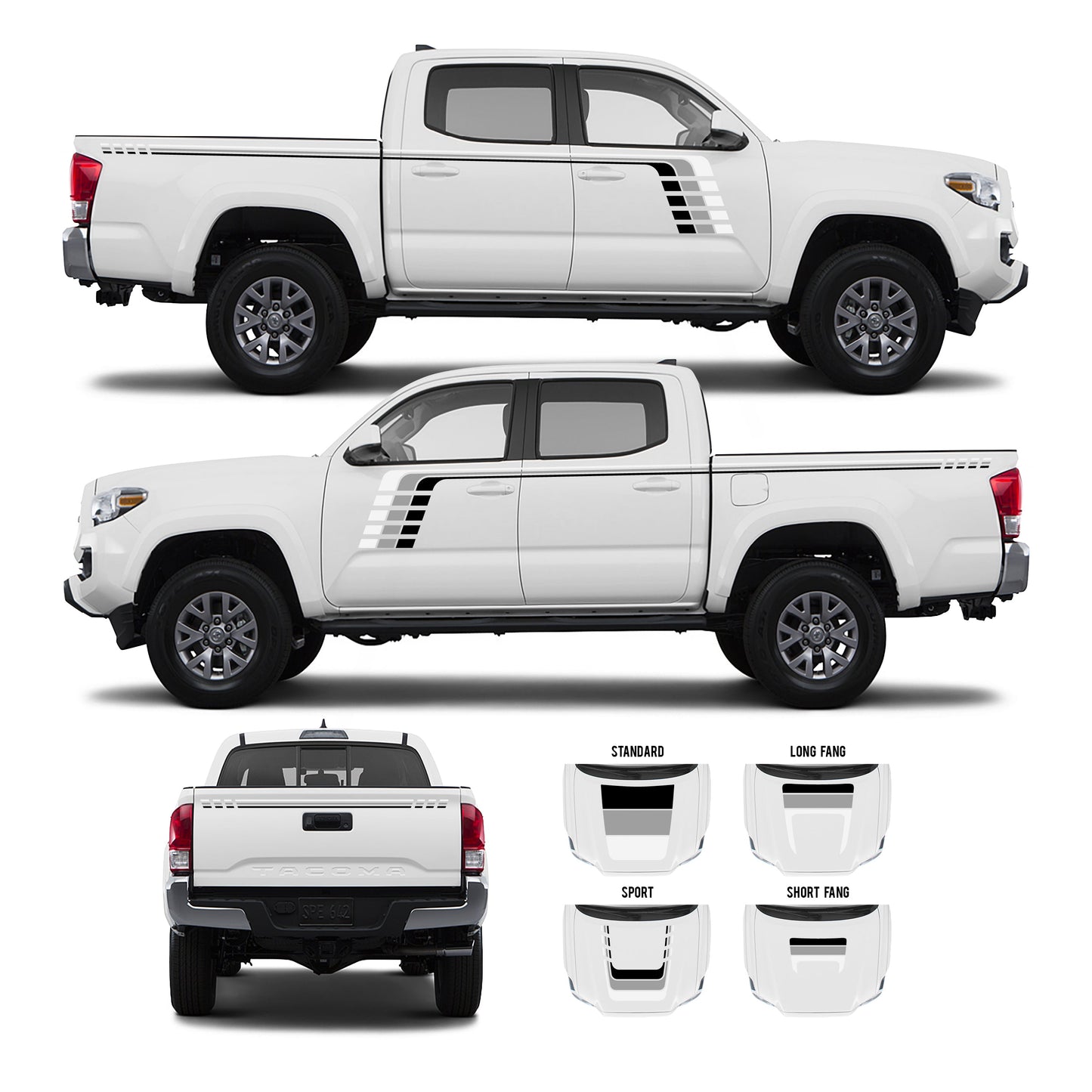 Taco Vinyl Tacoma Checkered Stripe Kit | '16 - '23 Tacoma