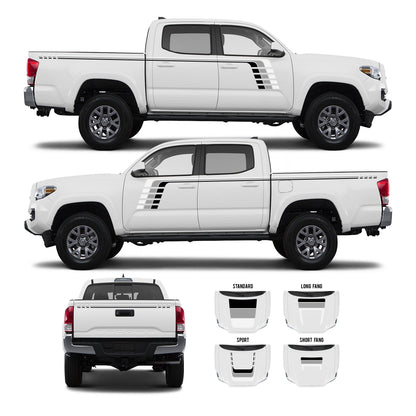 Taco Vinyl Tacoma Checkered Stripe Kit | '16 - '23 Tacoma